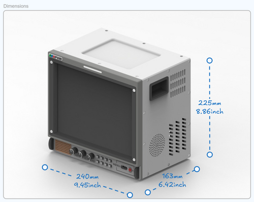 Vintage CRT | 9.7" 2K Display | Retro PC Monitor | CRT retro-style